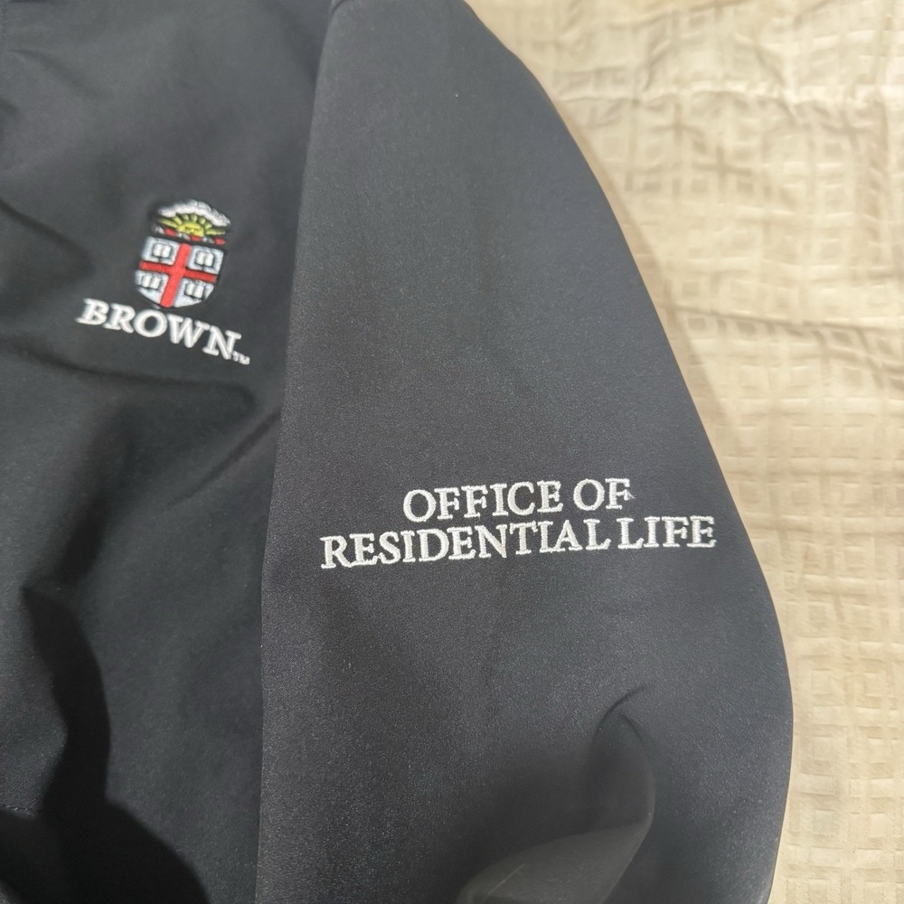 Brown University Residential Life Black Mens Large Jacket - Picture 5 of 12